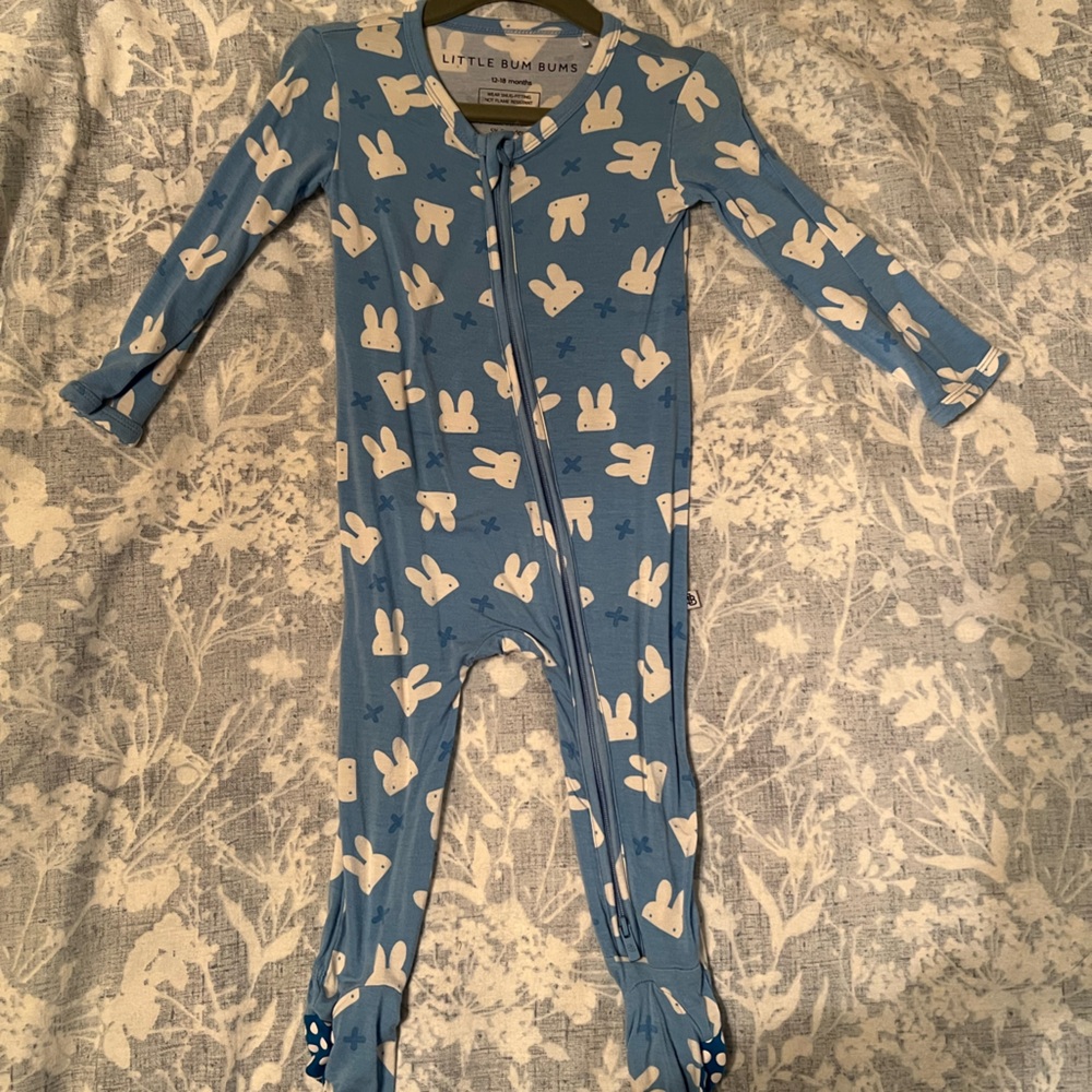 Little Bum Bums Blue Easter Bunny Sleeper